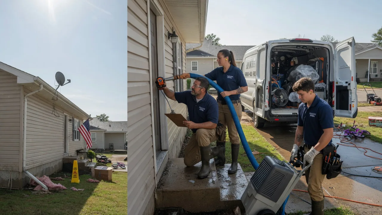 Ceiling Water Damage Restoration in Mcloud, OK near me