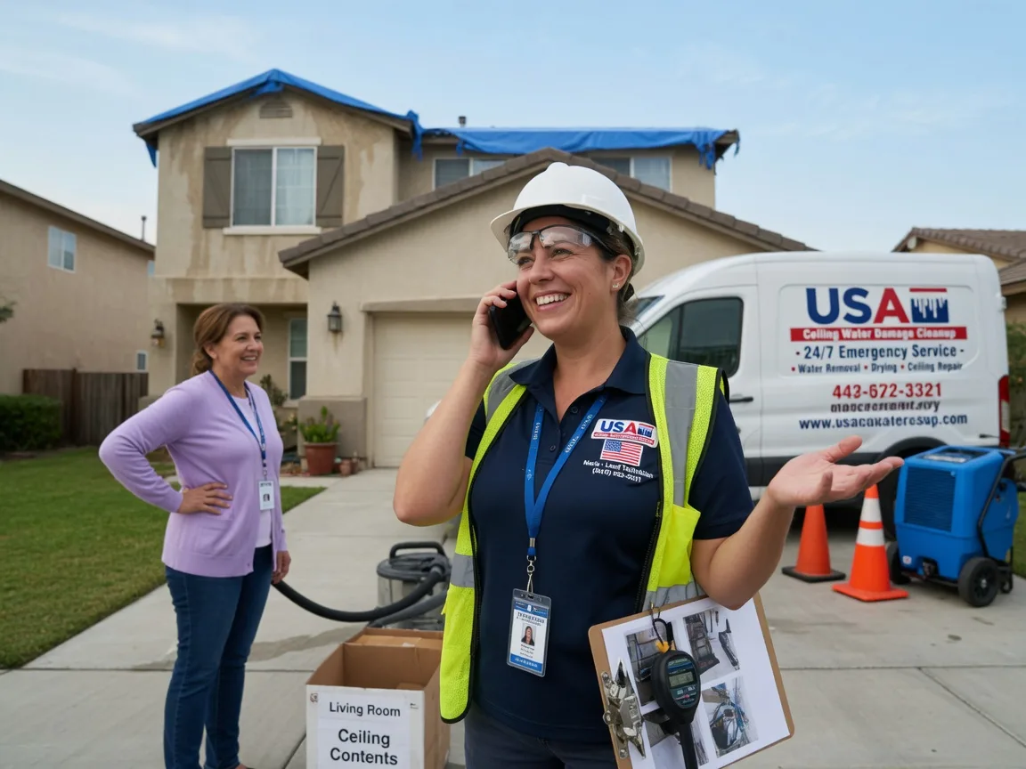 Ceiling Water Damage Restoration Mcloud, OK FAQs